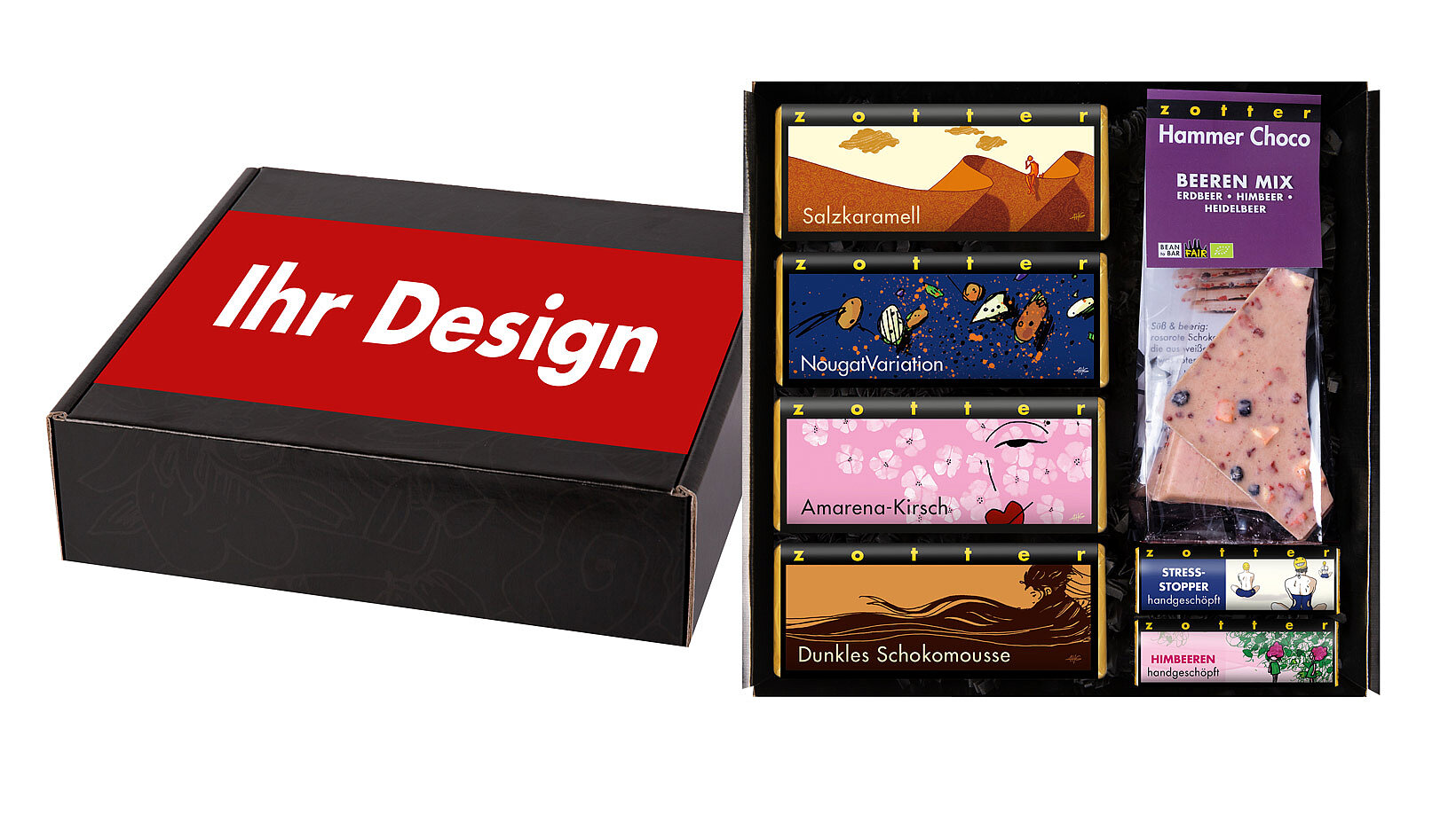 Geschenkbox small mit individueller Banderole