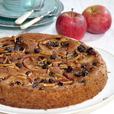 Bratapfel-Tarte mit Karamellschokolade