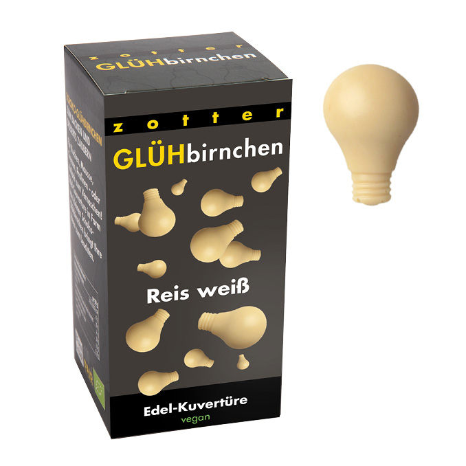 Glühbirnchen - Reis weiß
