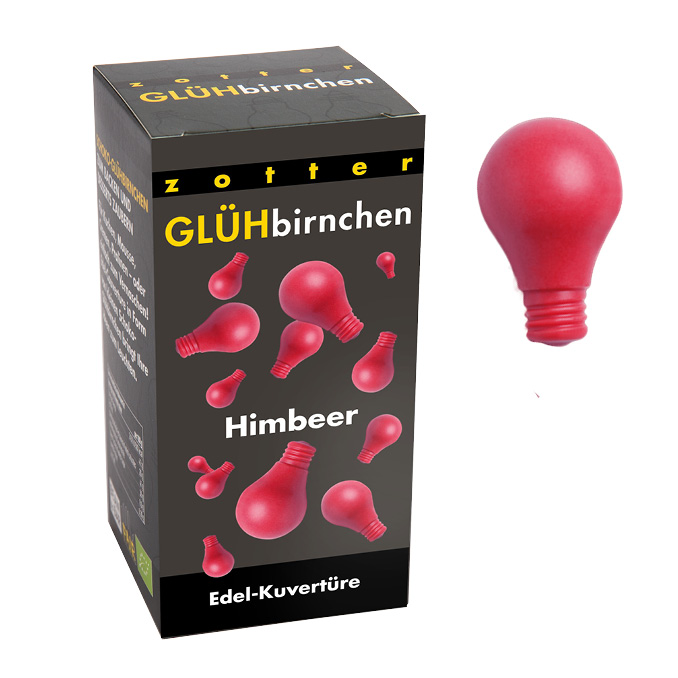 Glühbirnchen – Himbeer