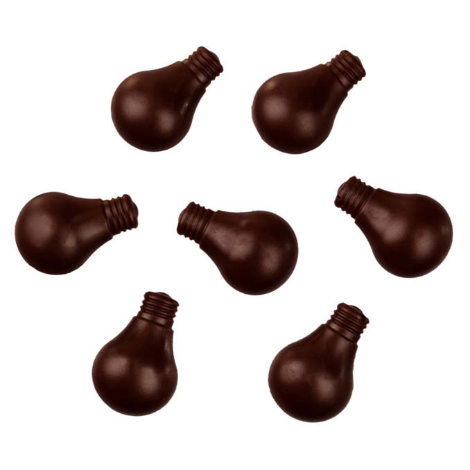 Light Bulbs Dark Choco 100%