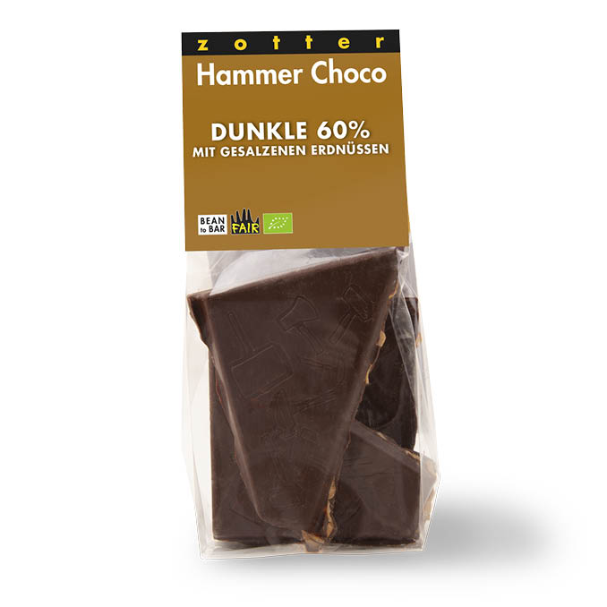 Cracker Chocolate Dark Choco 60% with Salted Peanuts
