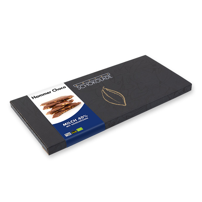 Milk Choco 40% with Hazelnuts
