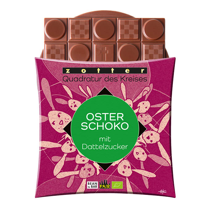 Easter chocolate with Date Sugar